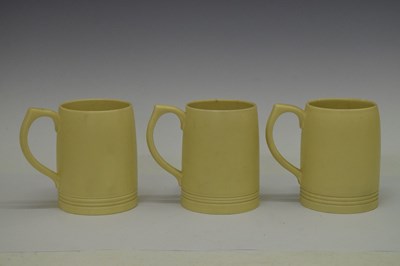 Lot 319 - Keith Murray for Wedgwood - Lemonade set of jug and five mugs