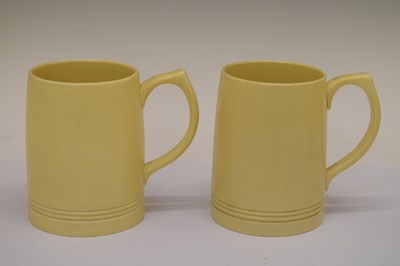 Lot 319 - Keith Murray for Wedgwood - Lemonade set of jug and five mugs