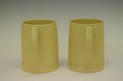 Lot 319 - Keith Murray for Wedgwood - Lemonade set of jug and five mugs