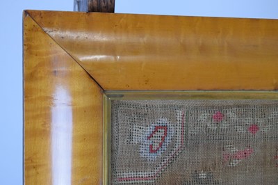 Lot 181 - Early Victorian needlework sampler, Mary Armstrong 1839