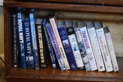 Lot 164 - Large collection of Naval Interest books