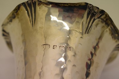 Lot 91 - Edwardian Art Nouveau silver two-handed vase