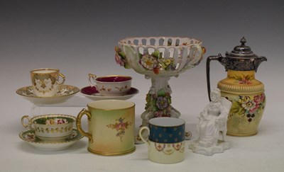 Lot 291 - Quantity of assorted 19th Century ceramics