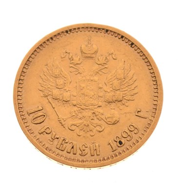 Lot 175 - Coins - Russian 10 Roubles Gold Coin, 1899