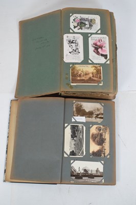 Lot 140 - Two albums of the early 20th Century postcards