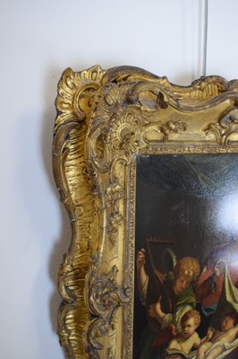 Lot 415 - Oil on copper panel - After Francesco Trevisani (1656-1746)