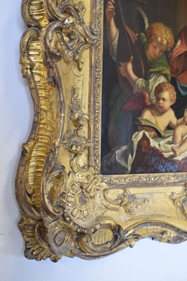 Lot 415 - Oil on copper panel - After Francesco Trevisani (1656-1746)