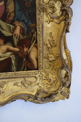 Lot 415 - Oil on copper panel - After Francesco Trevisani (1656-1746)