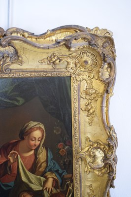 Lot 415 - Oil on copper panel - After Francesco Trevisani (1656-1746)