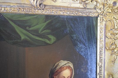 Lot 415 - Oil on copper panel - After Francesco Trevisani (1656-1746)
