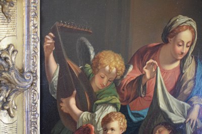 Lot 415 - Oil on copper panel - After Francesco Trevisani (1656-1746)