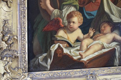Lot 415 - Oil on copper panel - After Francesco Trevisani (1656-1746)