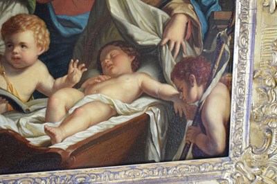 Lot 415 - Oil on copper panel - After Francesco Trevisani (1656-1746)