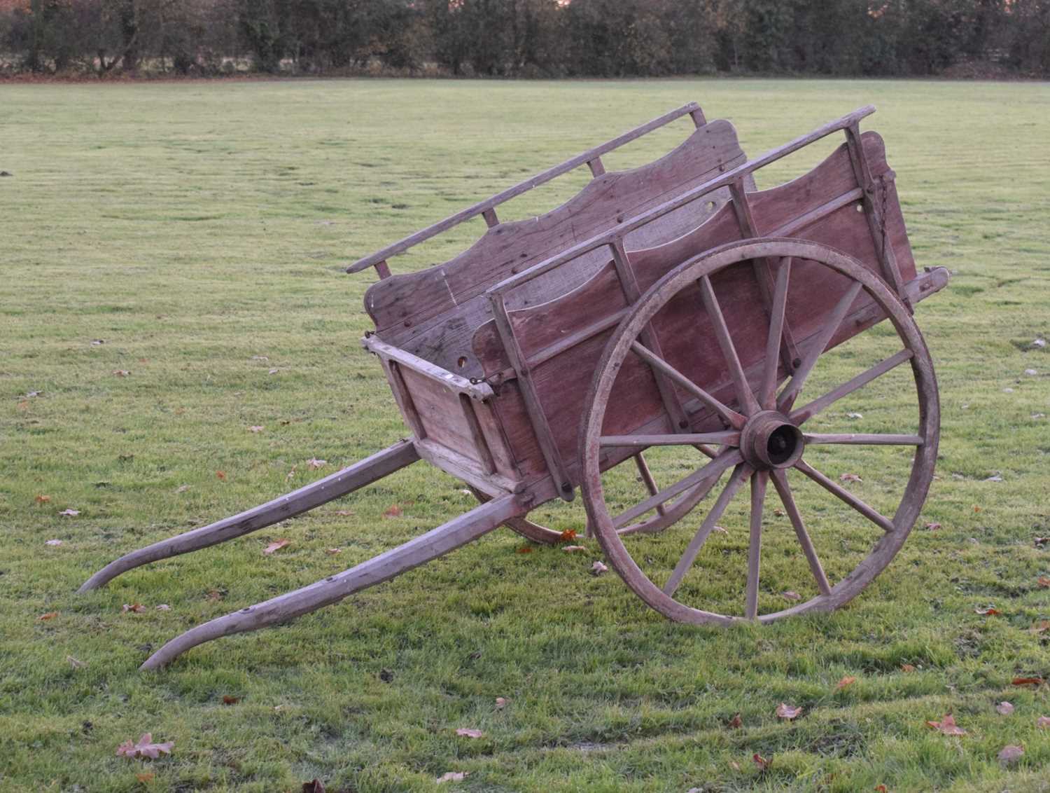 Lot 530 - Antique wooden cart