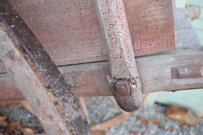 Lot 530 - Antique wooden cart