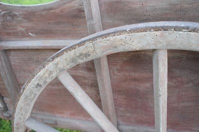 Lot 530 - Antique wooden cart