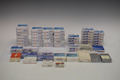 Lot 250 - Group of sixty-two boxed 1:600 scale Schabak model planes