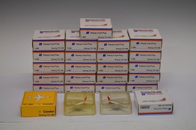 Lot 249 - Group of twenty-three 1:500 scale Schabak model planes