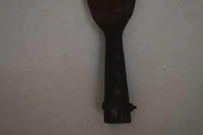 Lot 218 - Cast iron eel fork