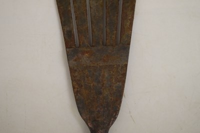Lot 218 - Cast iron eel fork