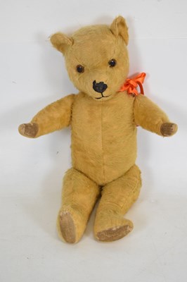 Lot 274 - Merrythought teddy bear, vintage bear and diminutive chair