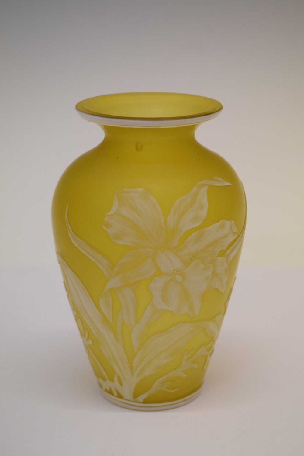 Lot 338 Webb Of Stourbridge Cameo Glass Vase With 2432