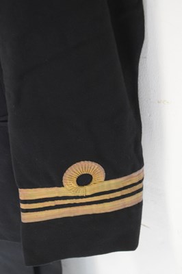 Lot 100 - Naval interest: Royal Navy Lieutenant Commander uniform with cap