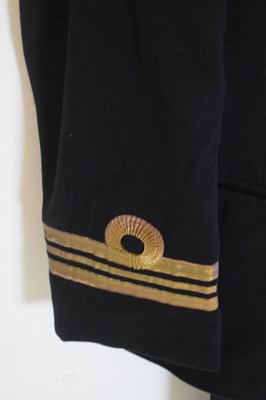 Lot 100 - Naval interest: Royal Navy Lieutenant Commander uniform with cap