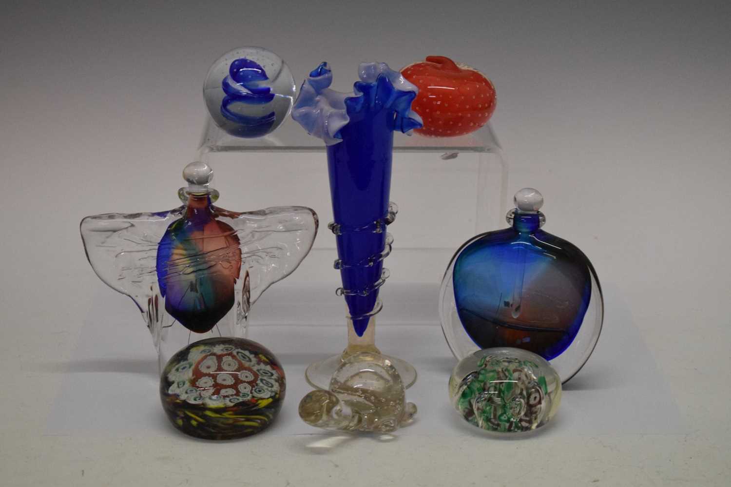 Lot 340 - Two late 20th Century glass perfume bottles