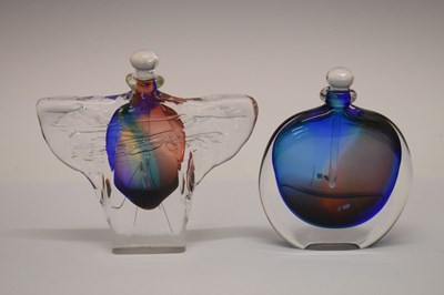 Lot 340 - Two late 20th Century glass perfume bottles