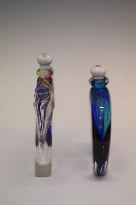 Lot 340 - Two late 20th Century glass perfume bottles