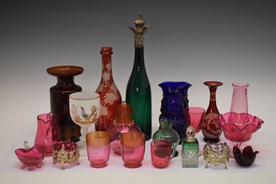 Lot 523 - Collection of 19th and 20th Century coloured glass