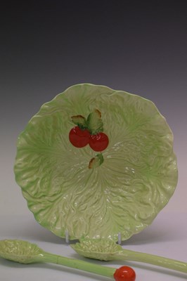 Lot 462 - Italian Chelsea style rabbit tureen and Carlton Ware bowls and servers