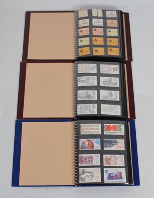 Lot 128 - Collection of Royal Mail postage stamp books in three albums