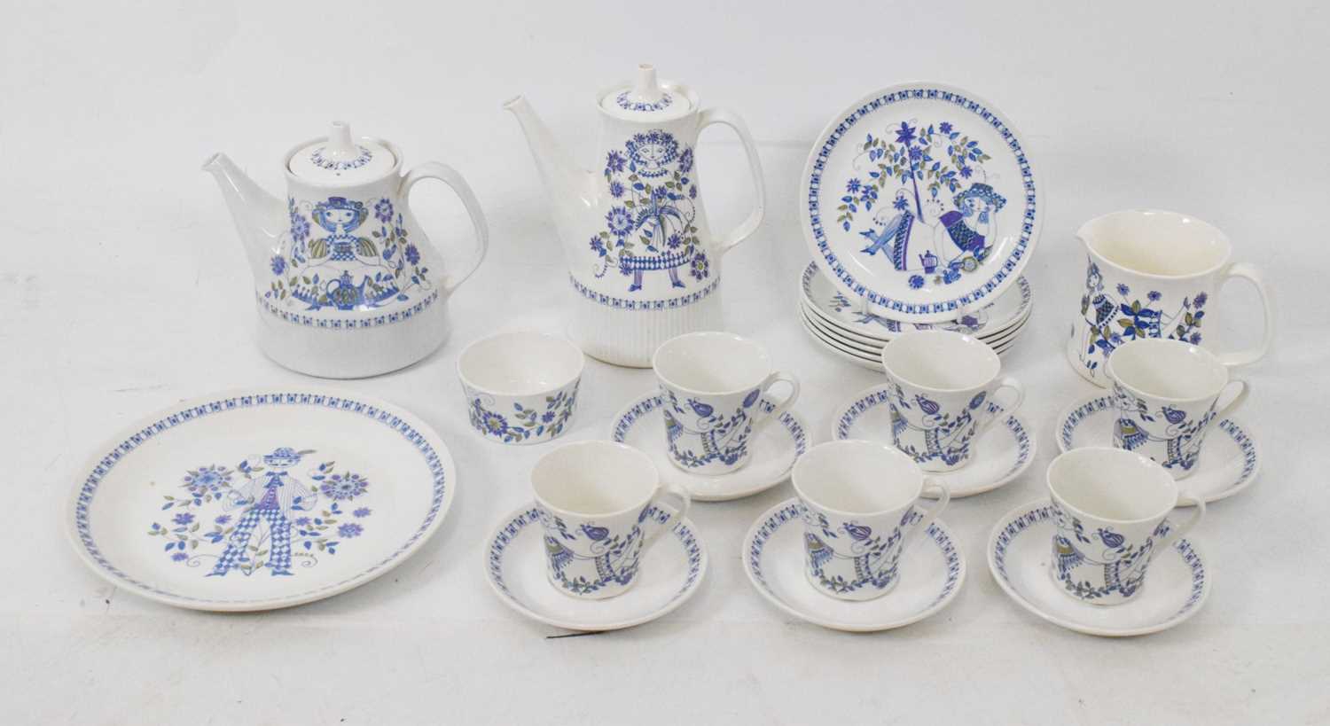 Lot 503 - Norwegian Figgjo Turi Design 'Lotte' pattern coffee and tea wares