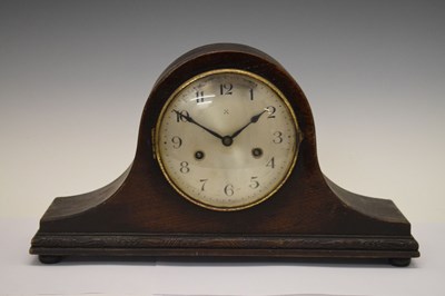 Lot 433 - Smiths electric mantel clock and three mid 20th Century mantel clocks