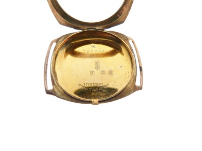 Lot 64 - Grosvenor - Gentleman's 9ct gold wristwatch head