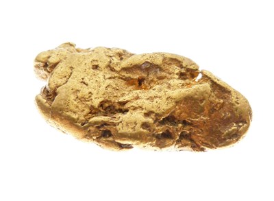 Lot 24 - Gold nugget, 33mm wide approx, 25g approx