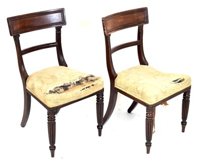 Lot 440 - Pair of Regency dining chairs