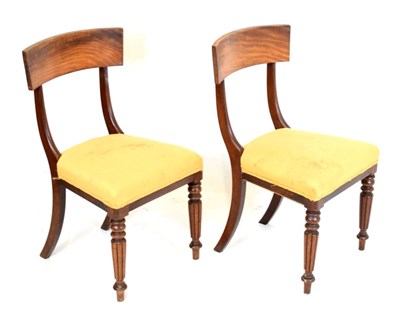 Lot 441 - Pair of Regency dining chairs