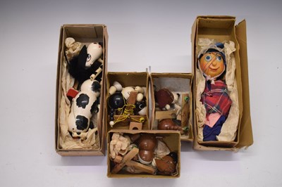 Lot 273 - Pelham Puppets - Five boxed puppets