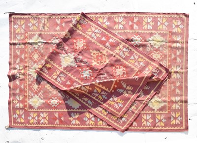 Lot 421 - Kilim rug and runner