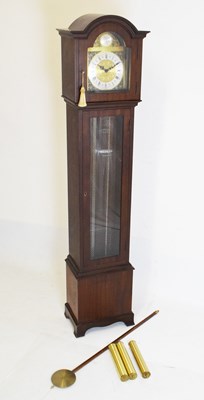 Lot 435 - Reproduction grandmother clock