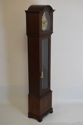 Lot 435 - Reproduction grandmother clock