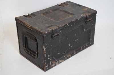 Lot 103 - Two metal munitions chests