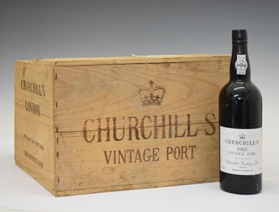 Lot 214 - Churchill's Vintage Port, 1985