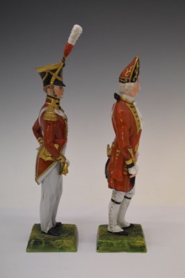 Lot 296 - Two 20th Century Dresden figures