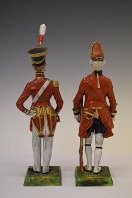 Lot 296 - Two 20th Century Dresden figures