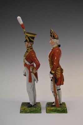 Lot 296 - Two 20th Century Dresden figures