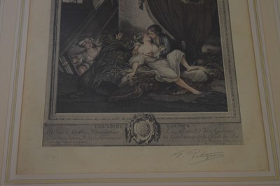 Lot 451 - Four early 20th Century French engravings